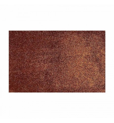 Placa de Cor Musgami Castanho Glitter 50x70cm 1un
