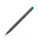 Marcador Fino Faber-Castell 0,4mm Verde Esmeralda 1un