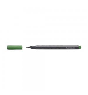 Marcador Fino Faber-Castell 0,4mm Verde Oliveira 1un