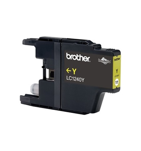 Tinteiro Brother LC1240Y Amarelo 7,1ml 600 Pág.