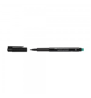 Marcador Permanente Médio Faber-Castell 0,9mm Preto 1un
