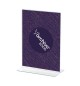 Expositor Porta Folhetos 2 Faces A3 em T Vertical
