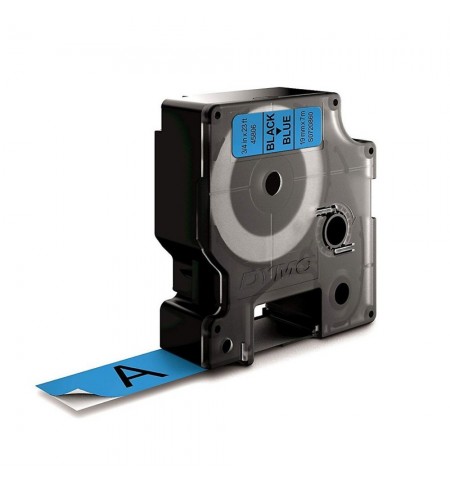 Fita 19mmx7m Preto/Azul Poliéster 45806