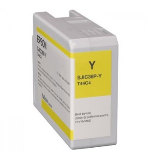 Tinteiro Epson SJIC36P-Y Amarelo C13T44C440 80ml