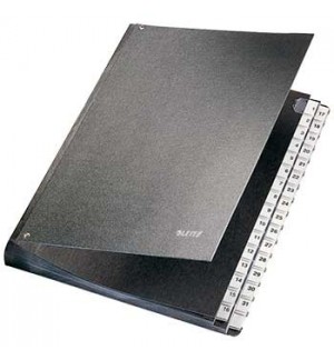 Pasta Assinaturas Leitz 5831 - 1-31 Divisoes Preto