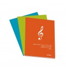 Caderno de Música A4 Ambar Sortido 20Fls