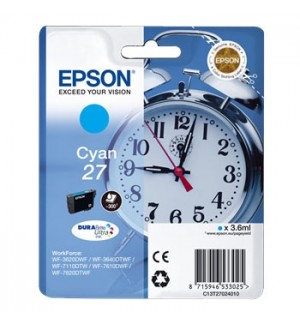 Tinteiro Epson 27 Azul C13T27024010 3,6ml