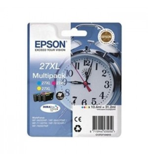 Pack Tinteiros Epson 27XL 3 Cores C13T27154010 10,4ml