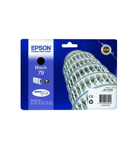 Tinteiro Epson 79 Preto C13T79114010 14,4ml 900 Pág.
