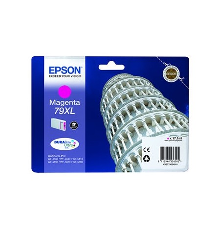 Tinteiro Epson 79XL Magenta C13T79034010 17,1ml 2000 Pág.