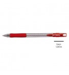 Esferográfica Uni Lakubo SG100 RuberGrip Vermelho 1mm 12un