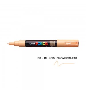 Marcador Uniball Posca PC-1M 0,7mm Laranja Claro (54) 1un