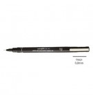 Marcador Fino Uniball Calibrado PIN 0,8mm Preto 1un