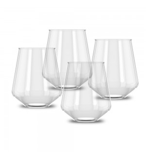 Copo Água em Tritan HappyGlass Lady Yoko 400ml 4un