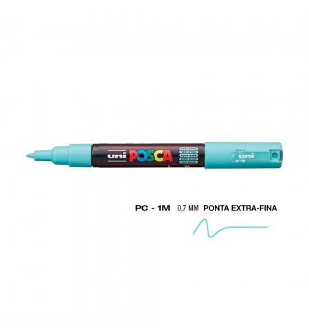 Marcador Uniball Posca PC-1M 0,7mm Verde Aqua (P6) 1un