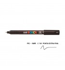 Marcador Uniball Posca PC-1MR 0,7mm Preto (24) 1un
