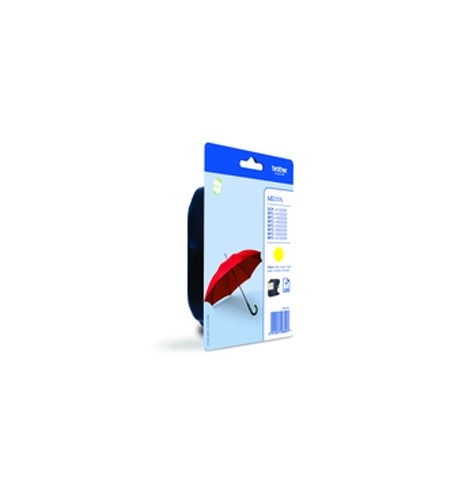 Tinteiro Brother LC225XLY Amarelo 11,8ml 1200 Pág.