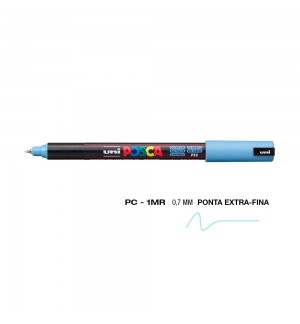 Marcador Uniball Posca PC-1MR 0,7mm Azul Glaciar (P33) 1un