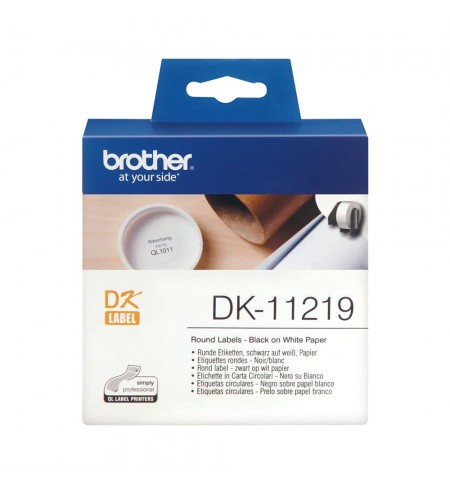 Etiquetas Circulares Pré-Cortadas Papel Térmico 12mm 1200un