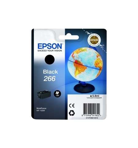 Tinteiro Epson 266 Preto C13T26614010 5,8ml 250 Pág.