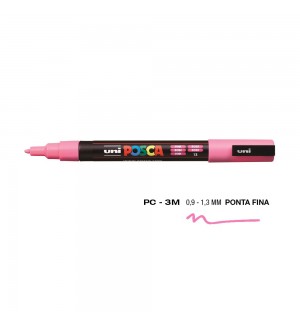 Marcador Uniball Posca PC-3M 0,9mm Rosa (13) 1un