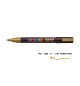 Marcador Uniball Posca PC-3M 0,9mm Ouro (25) 1un