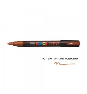 Marcador Uniball Posca PC-3M 0,9mm Bronze (42) 1un