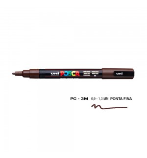 Marcador Uniball Posca PC-3M 0,9mm Castanho Escuro (22) 1un