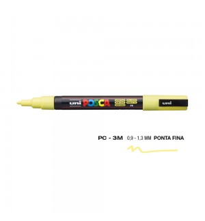 Marcador Uniball Posca PC-3M 0,9mm Amarelo Sunshine (P2) 1un