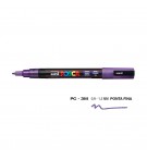 Marcador Uniball Posca PC-3ML 0,9mm Violeta Glitter (L5) 1un