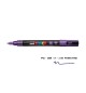 Marcador Uniball Posca PC-3ML 0,9mm Violeta Glitter (L5) 1un