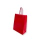 Saco 24x10x32cm Papel 100g c/Asas Vermelho 1un