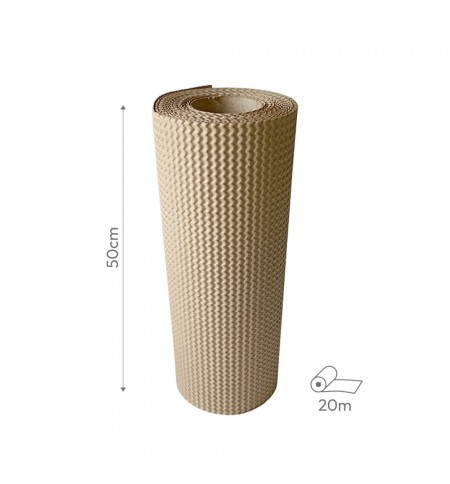 Cartão Proteção Ondulado 50cmx20m Rolo