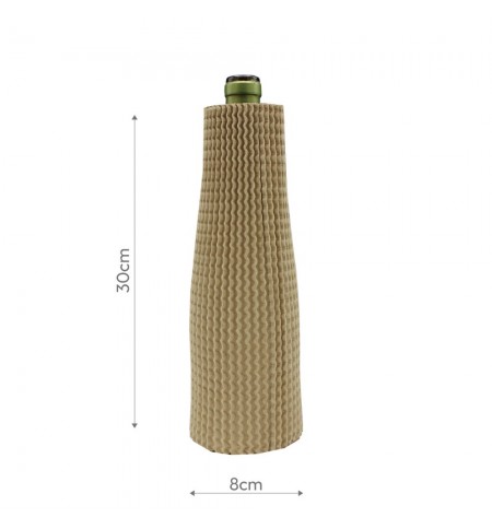 Manga Tubular de Cartão para Garrafa 30x8cm 100un