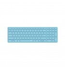 Teclado Wireless E9700M Ultra-Slim Azul