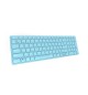 Teclado Wireless E9700M Ultra-Slim Azul