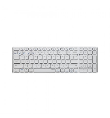 Teclado Wireless E9700M Ultra-Slim Branco