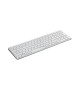 Teclado Wireless E9700M Ultra-Slim Branco