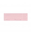 Teclado Wireless E9700M Ultra-Slim Rosa