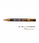 Marcador Uniball Posca PC-3ML 0,9mm Laranja Glitter (L6) 1un