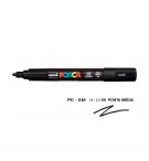 Marcador Uniball Posca PC-5M 1,8mm Preto (24) 1un