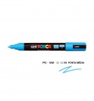 Marcador Uniball Posca PC-5M 1,8mm Azul Claro (8) 1un