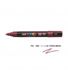 Marcador Uniball Posca PC-5M 1,8mm Vinho Tinto (60) 1un