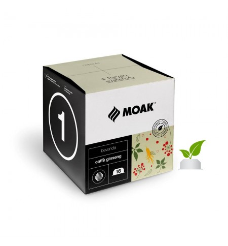 Café Cápsulas ForYou Compostável MOAK Ginseng 16un