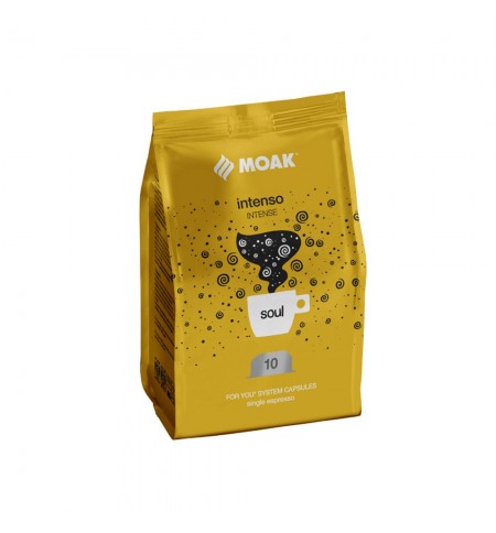 Café Cápsulas ForYou Single MOAK Intenso Soul 100un