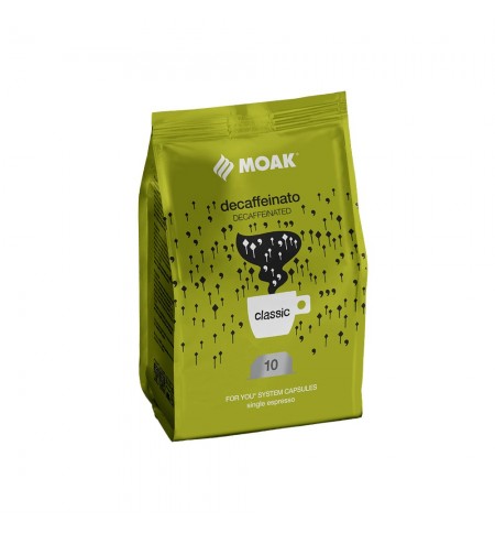 Café Cápsulas ForYou Single MOAK Descafeinado 100un