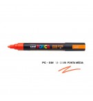 Marcador Uniball Posca PC-5M 1,8mm Laranja Fluor (F4) 1un