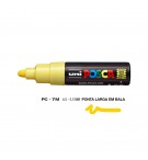 Marcador Uniball Posca PC-7M 4,5mm Amarelo (2) 1un