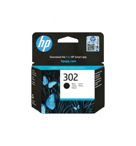 Tinteiro HP 302 Preto F6U66A 3,5ml 190 Pág.