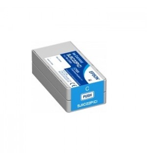 Tinteiro Epson SJIC22P Azul C33S020602 32,5ml
